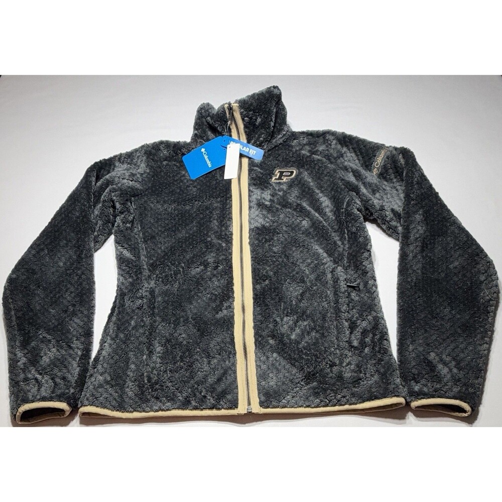 Purdue Boilermakers Columbia Fire Side II Sherpa Fleece Jacket Womens NWT New